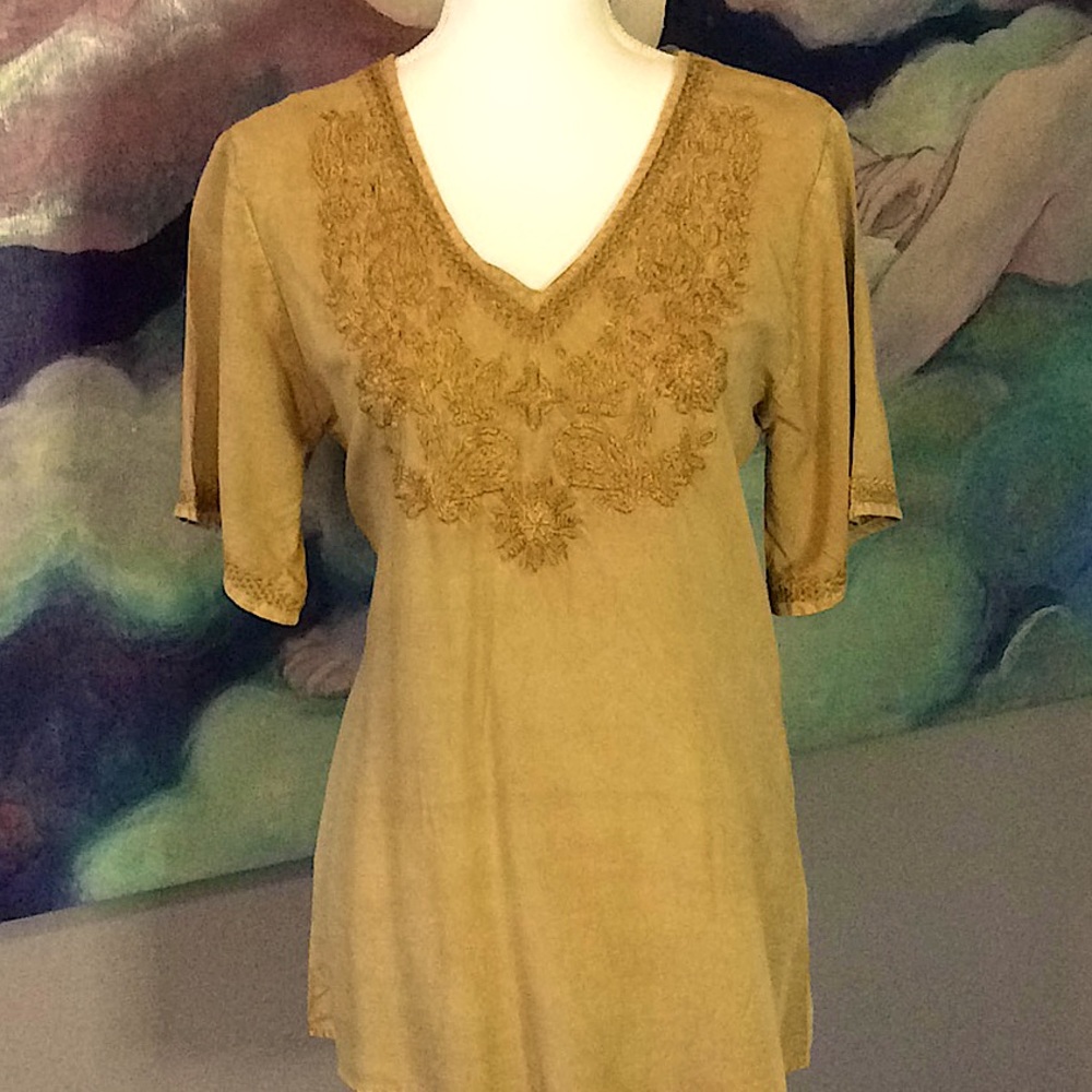 Bohemian Style Tunic length Top